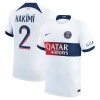 Maglia ufficiale Paris Saint Germain Hakimi 2 Trasferta 2023-24 per Uomo